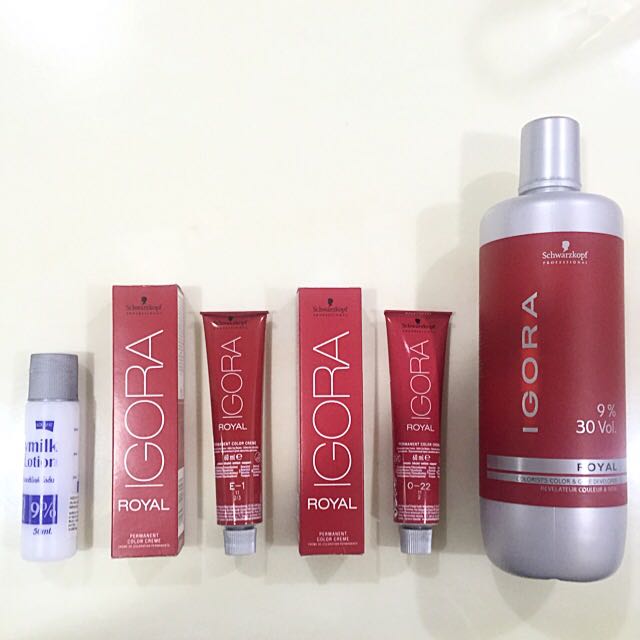 royal igora hair dye