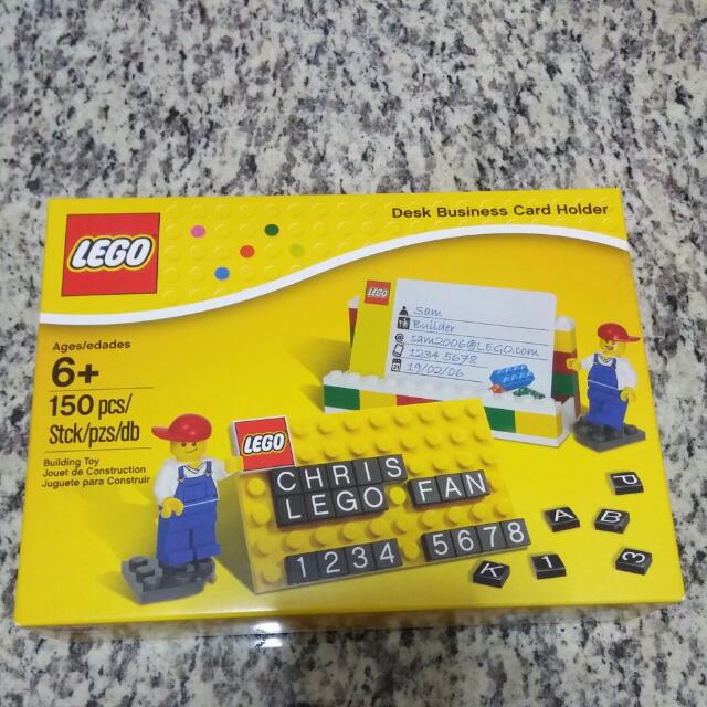 Lego. Desk Business Card Holder Hobbies Toys Stationery Craft Stationery School Supplies on Carousell
