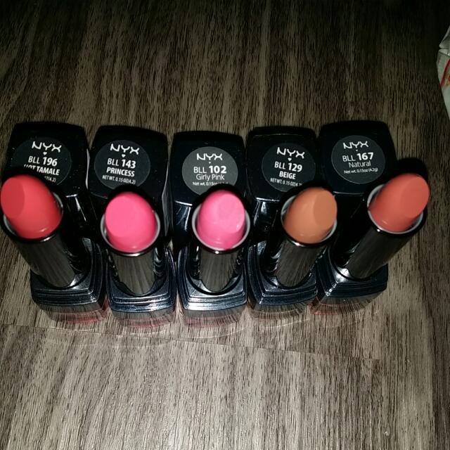 nyx black label lipstick hot tamale