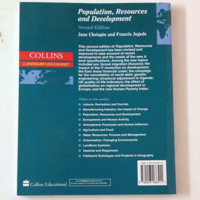 Population, Resources And Development, Hobbies & Toys, Books ...