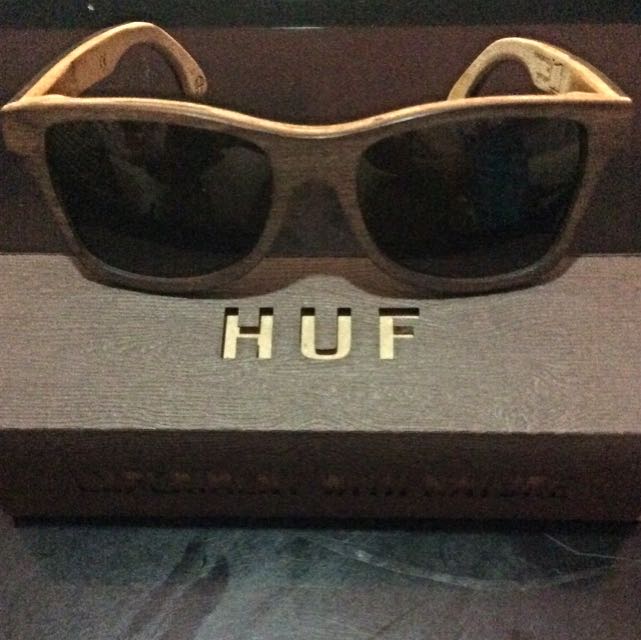 Rare Shwood X HUF Handmade Sunglasses, Luxury, Bags Wallets on