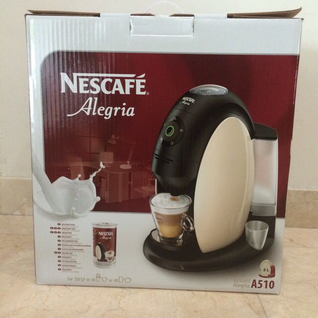 brand new nescafe alegria a510 coffee machine