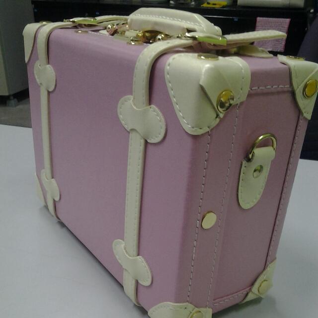 mini vintage suitcase