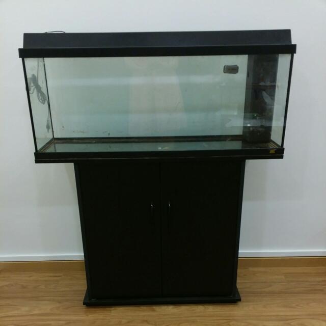 Juwel Rekord 120 Fish Tank Set With Cabinet Stand Filter Light