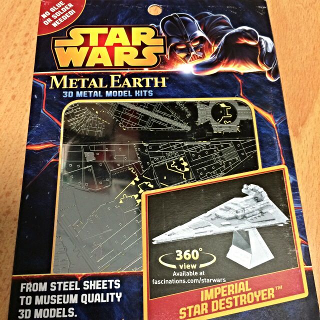 Metal Earth Star Wars Imperial Star Destroyer Model, Hobbies & Toys