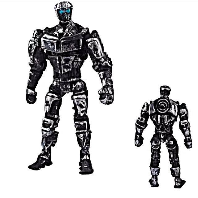 Real Steel Action Figures With Center Light Atom Toys Games On Carousell