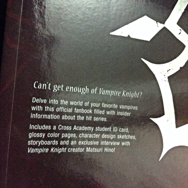 Vampire Knight Official Fanbook By Matsuri Hino, Hobbies & Toys