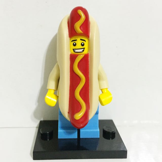 Legos Mini Figure Hot Dog Guy Lego Man New With Tags