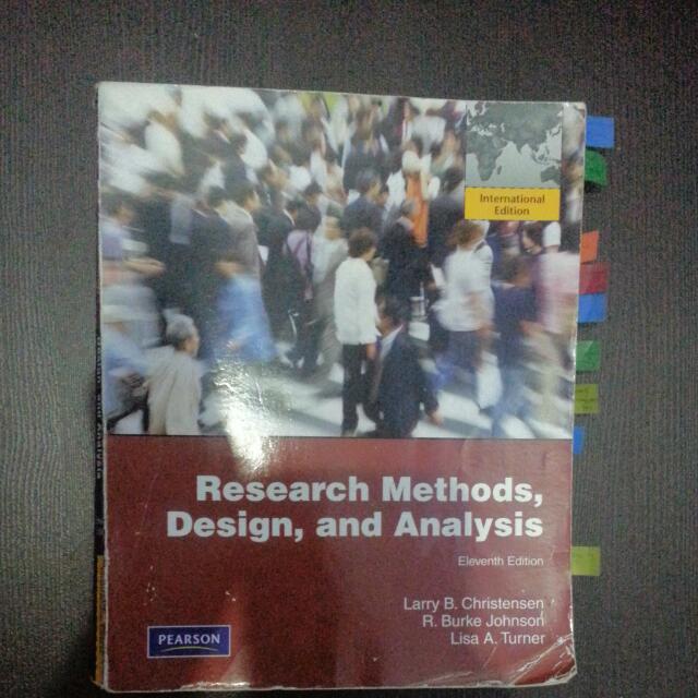 reserved PL2131 Research Methods, Design And Analysis, Hobbies & Toys, Books & Magazines