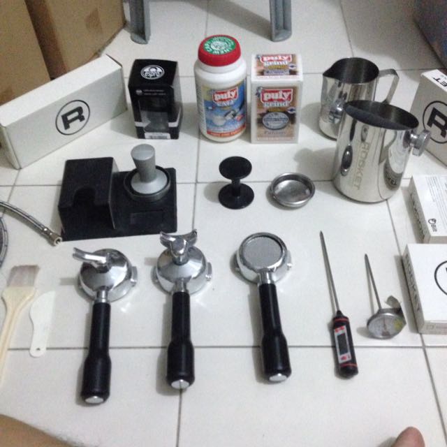 Rocket Cellini Evoluzione V2 Espresso Machine + Mazzer Mini A Doserless, TV & Home Appliances
