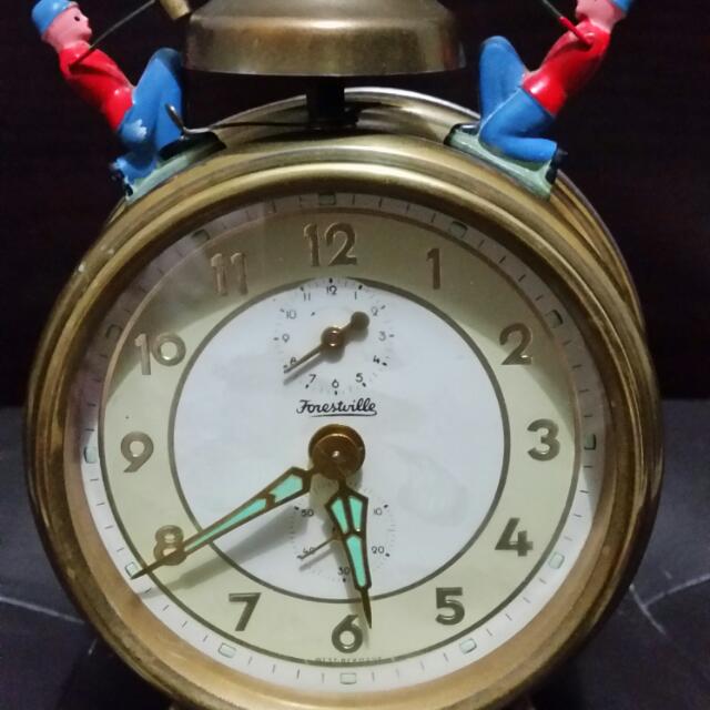 Vintage Forestville Alarm Clock Germany, Hobbies & Toys, Memorabilia
