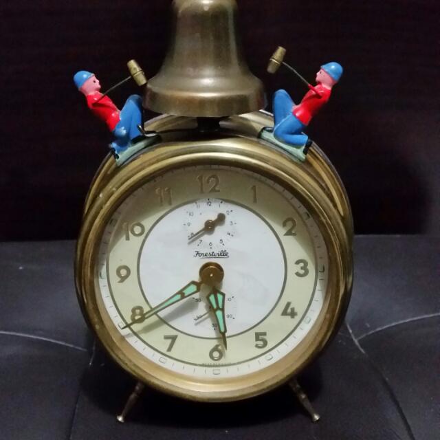 Vintage Forestville Alarm Clock Germany, Hobbies & Toys, Memorabilia