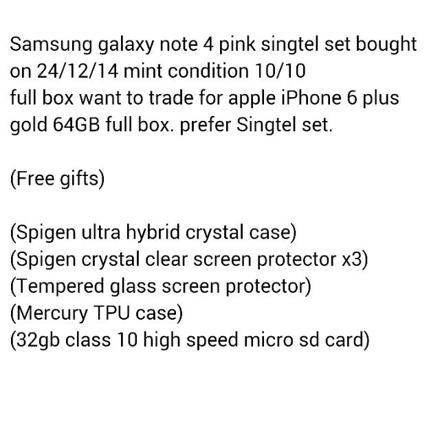 Want To Trade For Apple Iphone 6 Plus Gold Electronics On Carousell
