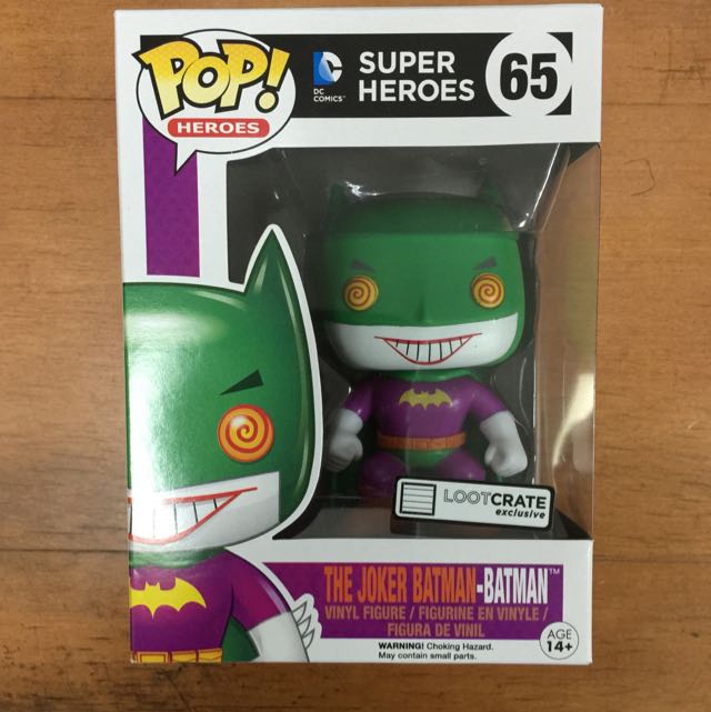 funko pop joker batman loot crate exclusive