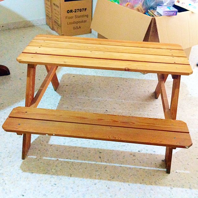 IKEA Picnic Table, Furniture & Home Living, Furniture, Tables & Sets on