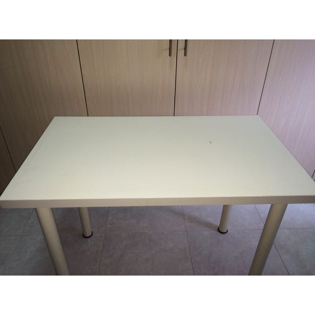 Ikea White Table Desk Vika Amon Furniture On Carousell