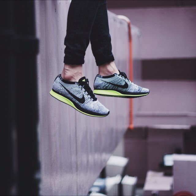 Nike Flyknit Racer Oreo Volt Bulletin Board Preorders on Carousell