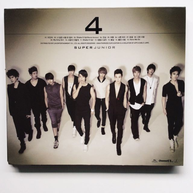 Super Junior Bonamana Album Kpop Adict