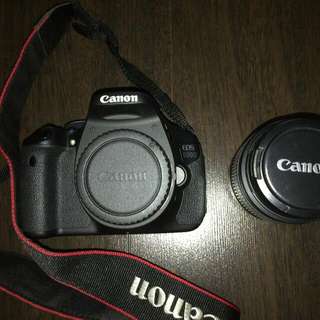 Canon 600D, 18-55mm Lens, Can Bag, Tripod, Charger N Spare Batt.