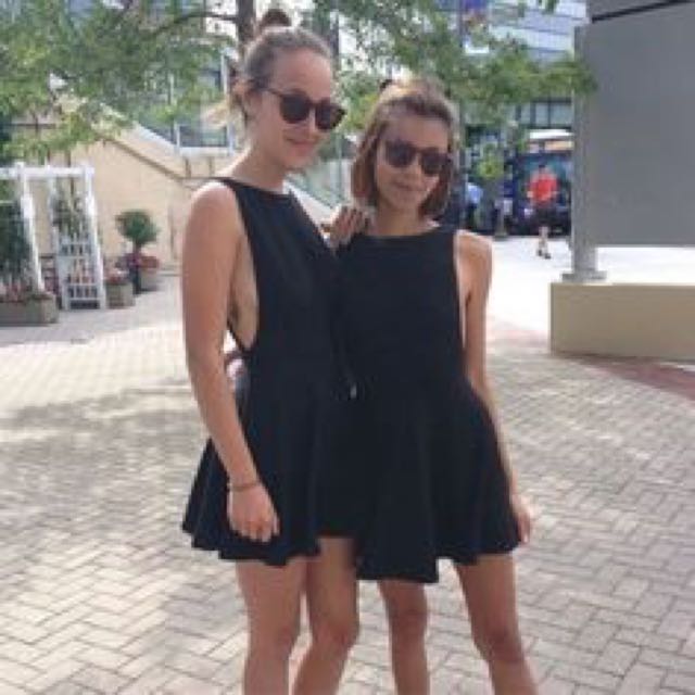 American apparel backless best sale dress