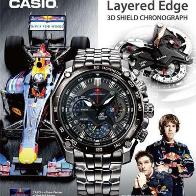 Brand New CASIO EDIFICE Redbull Racing Limited Edition Chronograph