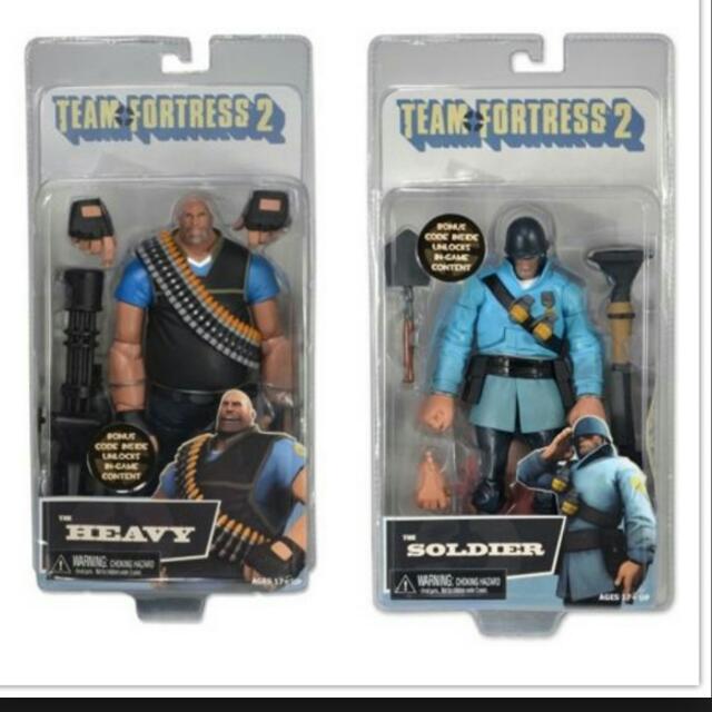 Team Fortress 2 Action Figure (BLU SOLDIER Or HEAVY), Hobbies