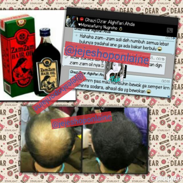 Zam Zam Oil Penumbuh Bewok Jambanh Rambut Dll Kesehatan Kecantikan Di Carousell