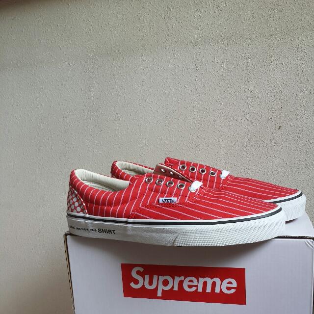 Supreme comme des garcons vans on sale