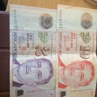 $2 & $10