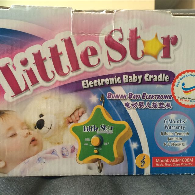 Electronic Baby Cradle Little Star Babies Kids Infant Playtime on Carousell