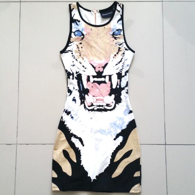Minkpink tiger on sale tee dress