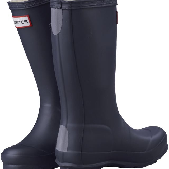 navy blue hunter boots