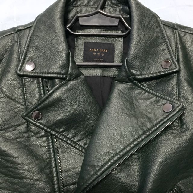 zara leather jacket ladies