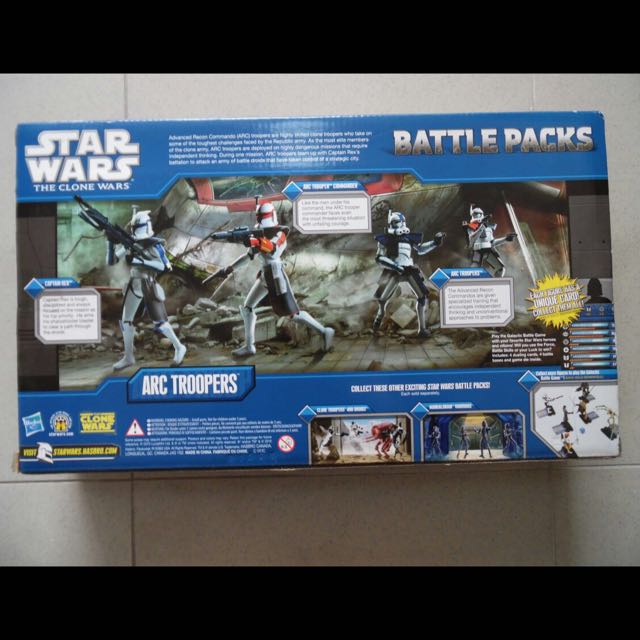 Clone wars arc trooper battle pack sales