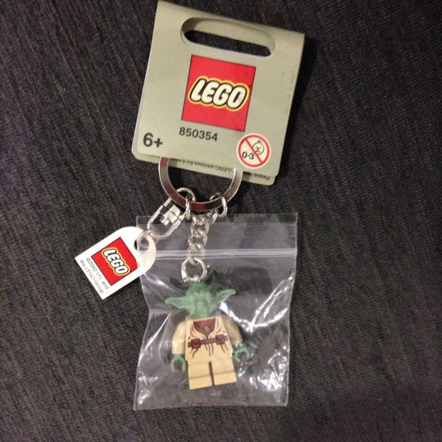 lego yoda keychain