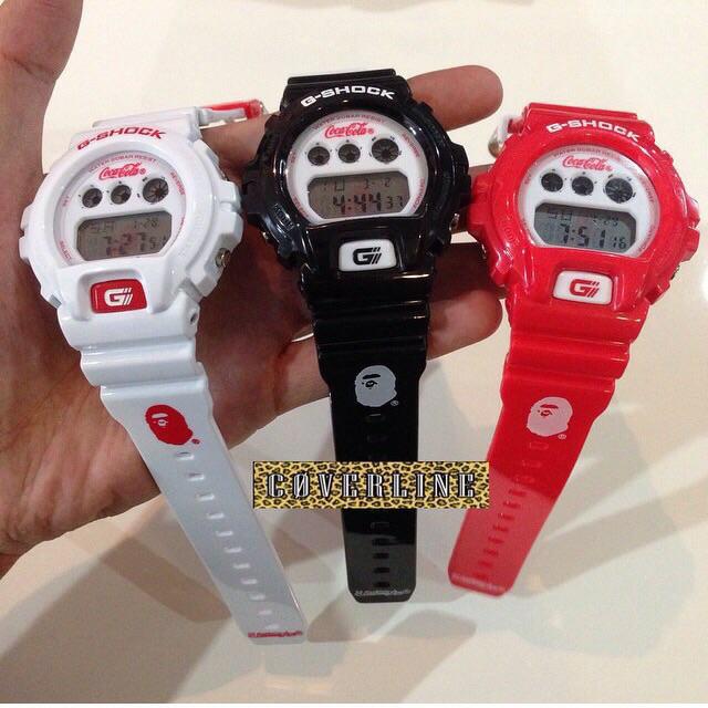 g shock bape coca cola