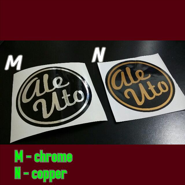 End Year Sale! Buy 5 Get 1 Free!! Ale Uto Chrome And Copper Colours For