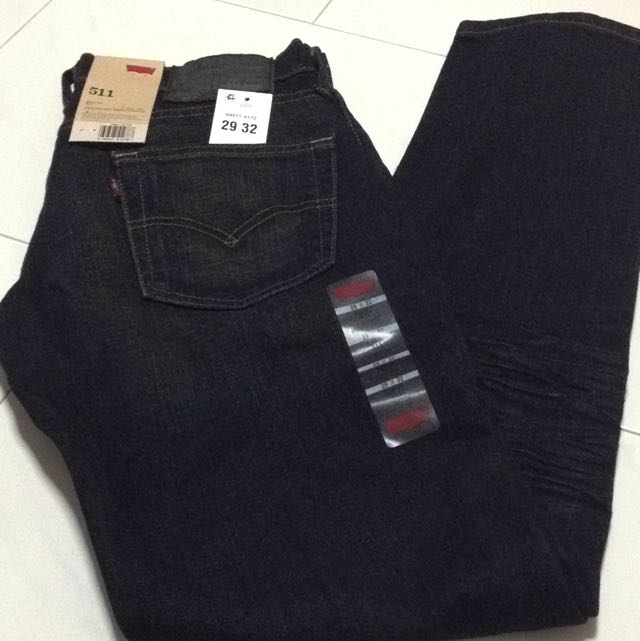 BNWT Levi's 511 Slim Fit Jeans Men - Clean Dark 29W 32L, Men's Fashion,  Bottoms, Jeans on Carousell