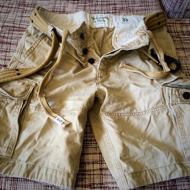 abercrombie and fitch mens cargo pants