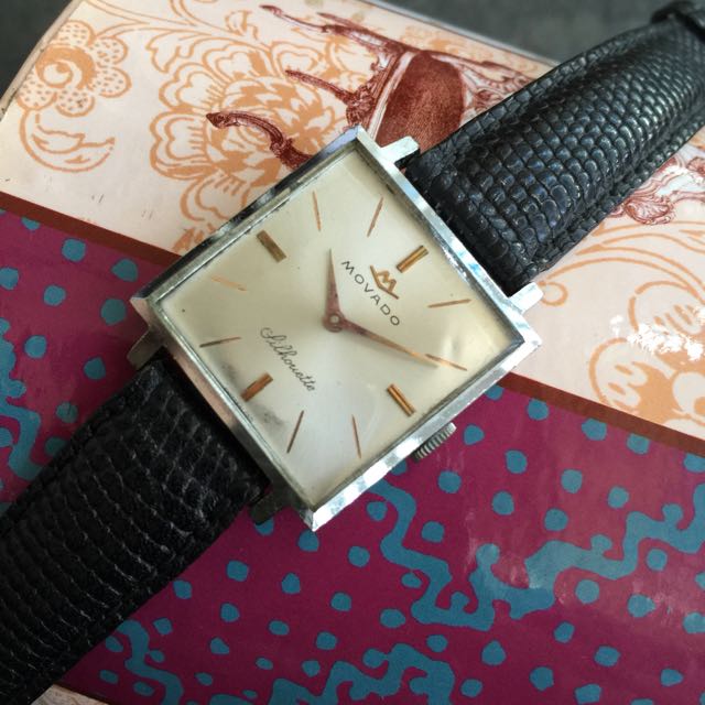VINTAGE SWISS 1960' MOVADO SILHOUETTE SQ WATCH, Luxury, Watches on ...