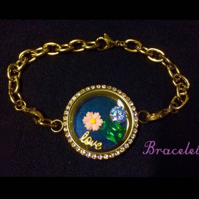 Memory discount locket bracelet