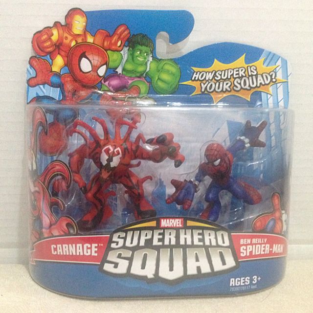 super hero squad spiderman toys
