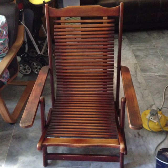 Lazy sales wooden chair