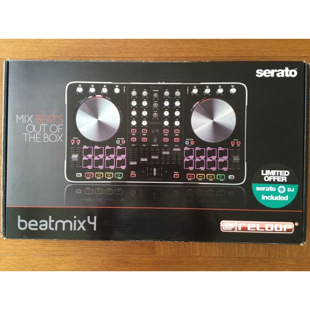 Reloop Beatmix 4 (Bundled with Serato DJ), Hobbies & Toys, Music & Media,  Music Accessories on Carousell