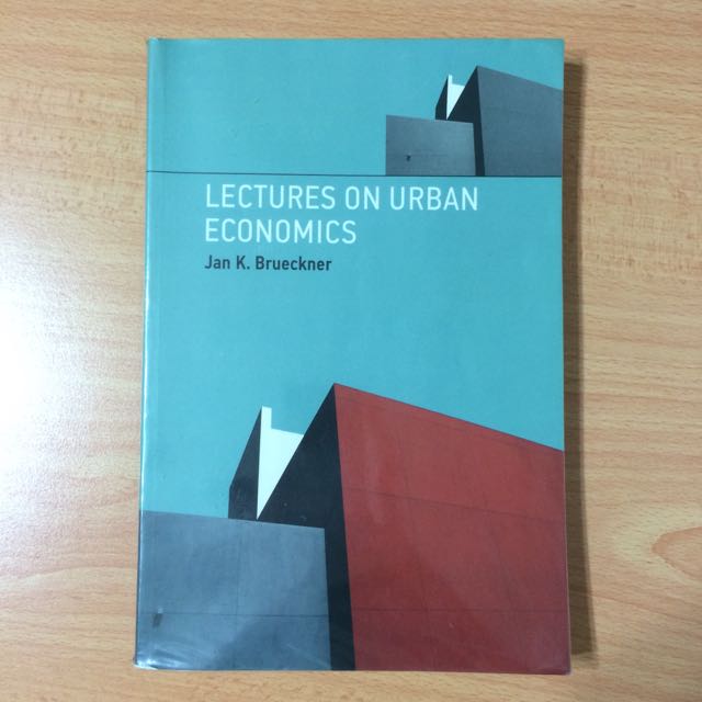 Lectures on Urban Economics, Hobbies & Toys, Books & Magazines