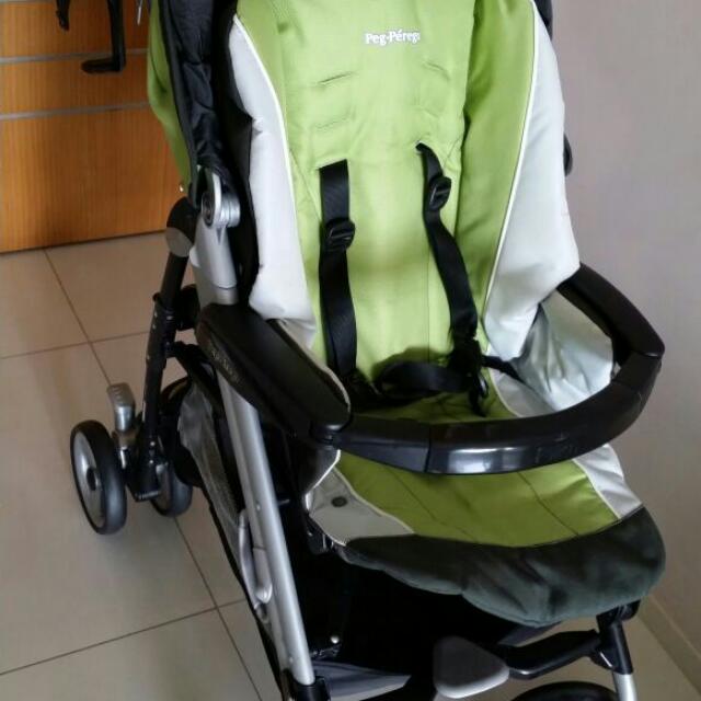 Peg perego green stroller store
