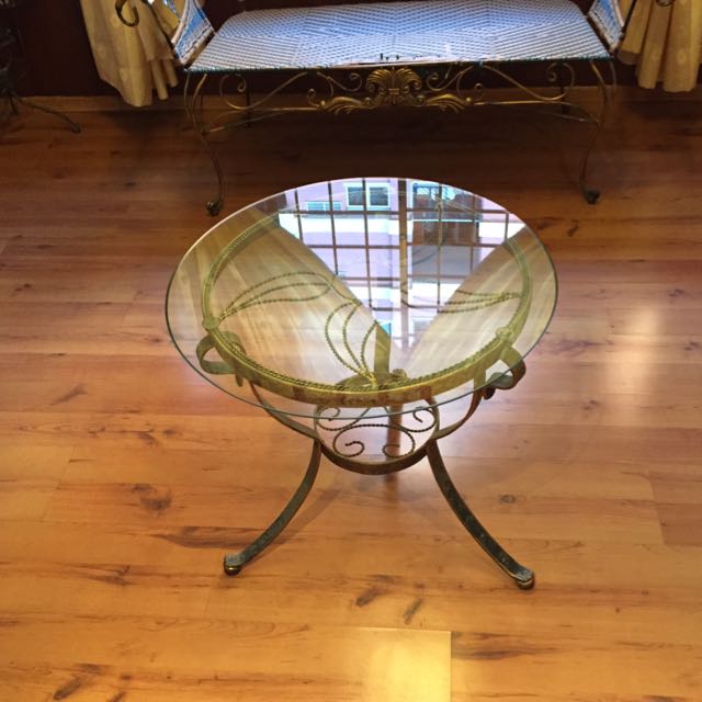 Rotan And Cast Iron Sofa Set For Sale, Furniture & Home Living