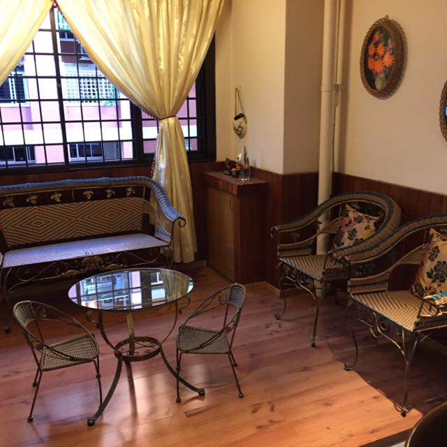 Rotan And Cast Iron Sofa Set For Sale, Furniture & Home Living