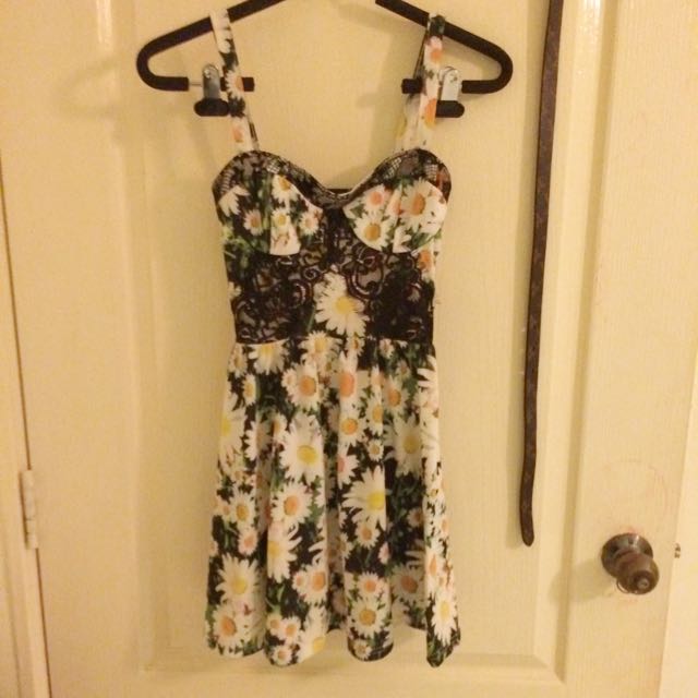 Topshop sunflower dress Clearance