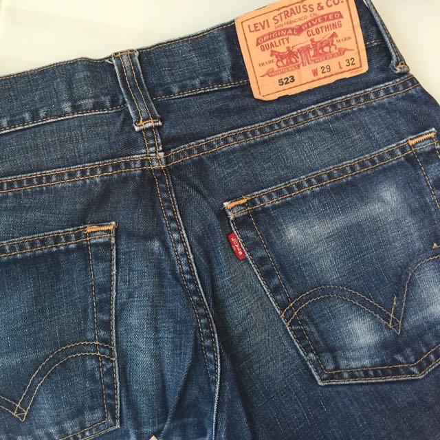 Vintage Levis 523 Straight, Men's Fashion, Bottoms, Jeans on Carousell